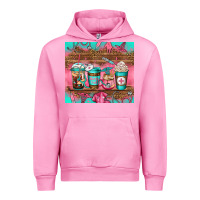 Fuchsia Pink nurse fuel coffee cups Urban Hoodie - Jasminsmagicworld