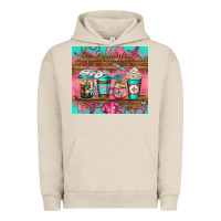 Pigment French Oak nurse fuel coffee cups Urban Hoodie - Jasminsmagicworld