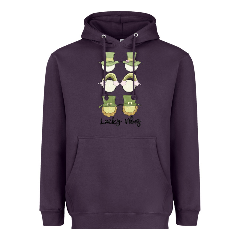 Lucky Vibes Heavyweight Hoodie by MaliasSmallBusiness | Teevron