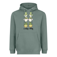 Sage lucky vibes Heavyweight Hoodie - MaliasSmallBusiness