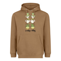 Toasted Coconut lucky vibes Heavyweight Hoodie - MaliasSmallBusiness