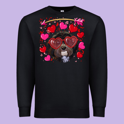 Premium Sweatshirt valentine's day havanese dog