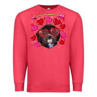 Cardinal valentine's day havanese dog Premium Sweatshirt - RanaPortraitStore