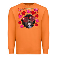 Carrot valentine's day havanese dog Premium Sweatshirt - RanaPortraitStore