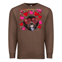 Chestnut valentine's day havanese dog Premium Sweatshirt - RanaPortraitStore