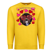 Lemon valentine's day havanese dog Premium Sweatshirt - RanaPortraitStore
