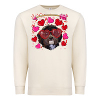 Sandshell valentine's day havanese dog Premium Sweatshirt - RanaPortraitStore