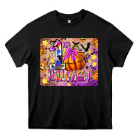 Black 1st Halloween Heavy Core Tee - CowhideDigitalArt