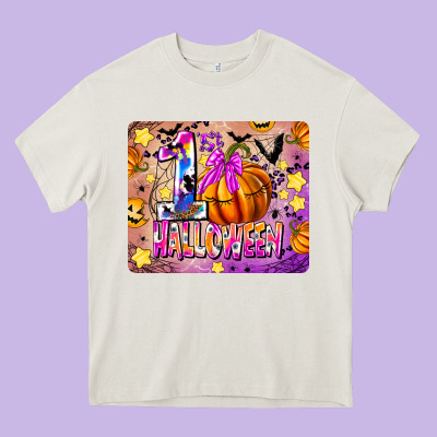 1st Halloween Heavy Core Tee Designed By Cowhidedigitalart