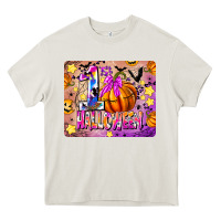Cream 1st Halloween Heavy Core Tee - CowhideDigitalArt