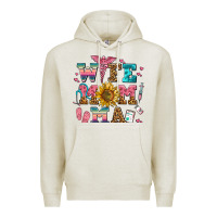 Oatmeal Heather wife mom ma Premium Hoodie - AdoDesignShop