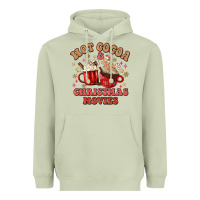 Matcha hot cocoa and christmas movies Heavyweight Hoodie - MaliasSmallBusiness