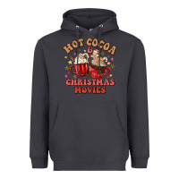 Smoke hot cocoa and christmas movies Heavyweight Hoodie - MaliasSmallBusiness