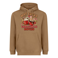 Toasted Coconut hot cocoa and christmas movies Heavyweight Hoodie - MaliasSmallBusiness