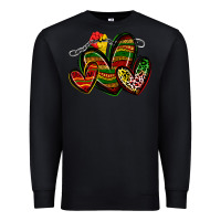 Black juneteenth hearts Premium Sweatshirt - Zillion Design Studio