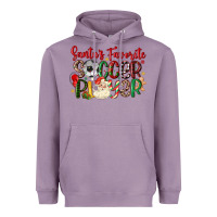 Lavender santas favorite soccer player Heavyweight Hoodie - MaliasSmallBusiness