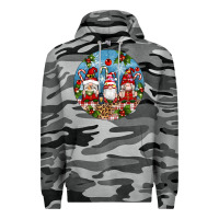 Slate Camo christmas gnomes ornament Premium Hoodie - Artiststas