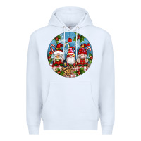 White christmas gnomes ornament Premium Hoodie - Artiststas