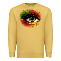 Antique Gold juneteenth eye Premium Sweatshirt - Zillion Design Studio