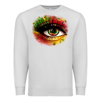 Dove Grey juneteenth eye Premium Sweatshirt - Zillion Design Studio