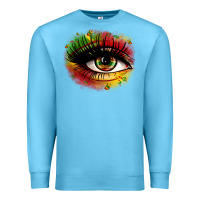 Ocean Blue juneteenth eye Premium Sweatshirt - Zillion Design Studio