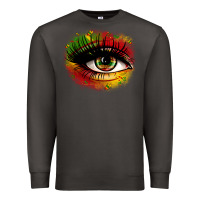 Smoke juneteenth eye Premium Sweatshirt - Zillion Design Studio