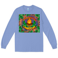 Colony Blue life is better around the campfire Long Sleeve Tee - BarkalooDesign