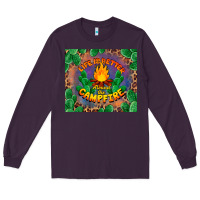 Plum life is better around the campfire Long Sleeve Tee - BarkalooDesign