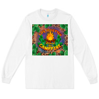 White life is better around the campfire Long Sleeve Tee - BarkalooDesign
