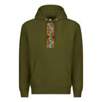 Army Green autumn squirrel Premium Hoodie - BundleAndBundleShop