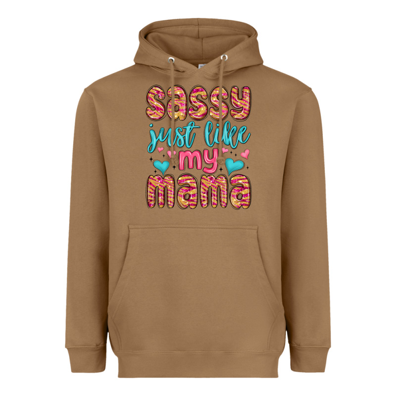 Sassy Just Like My Mama Heavyweight Hoodie by MaliasSmallBusiness | Teevron