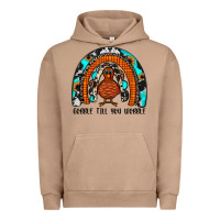 Pigment Burro gobble till you wobble rainbow Urban Hoodie - JahusDesignShop