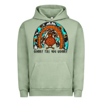 Pigment Oil Green gobble till you wobble rainbow Urban Hoodie - JahusDesignShop