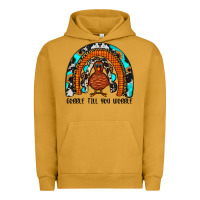 Pigment Peanut Butter gobble till you wobble rainbow Urban Hoodie - JahusDesignShop