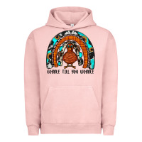 Pigment Salmon gobble till you wobble rainbow Urban Hoodie - JahusDesignShop