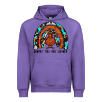 Tulip gobble till you wobble rainbow Urban Hoodie - JahusDesignShop