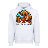 White gobble till you wobble rainbow Urban Hoodie - JahusDesignShop