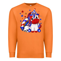 Carrot 4th of july american unicorn Premium Sweatshirt - texasbilliewilder
