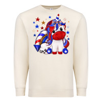 Sandshell 4th of july american unicorn Premium Sweatshirt - texasbilliewilder