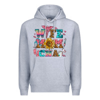 Heather Grey wife mom cna Premium Hoodie - AdoDesignShop