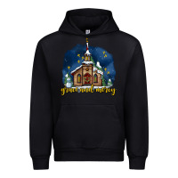 Black Christmas church and snow grace and mercy Urban Hoodie - AdoDesignShop