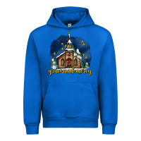 Cobalt Christmas church and snow grace and mercy Urban Hoodie - AdoDesignShop