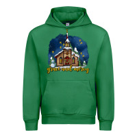 Emerald Christmas church and snow grace and mercy Urban Hoodie - AdoDesignShop