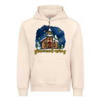 Christmas Church And Snow Grace And Mercy Urban Hoodie | Teevron