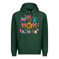 Sports Green wife mom cna Premium Hoodie - AdoDesignShop