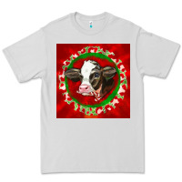 Dove Grey christmas holstein calf face Premium Tee - LillyAllenDesigns