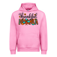 Fuchsia Pink thankful mama Urban Hoodie - JahusDesignShop