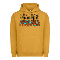 Pigment Peanut Butter thankful mama Urban Hoodie - JahusDesignShop