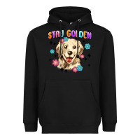 Black stay golden Heavyweight Hoodie - MaliasSmallBusiness