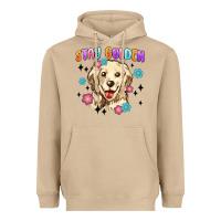 Mushroom stay golden Heavyweight Hoodie - MaliasSmallBusiness